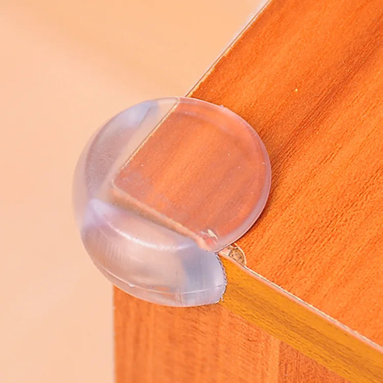 4pcs Transparent Ball Shape Table Corner Protector for Baby Safety Furniture Corner Guards Toddler Anti-Collision Edge Cover