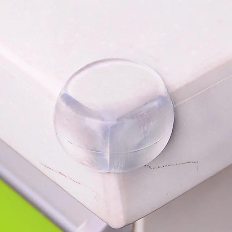 4pcs Transparent Ball Shape Table Corner Protector for Baby Safety Furniture Corner Guards Toddler Anti-Collision Edge Cover