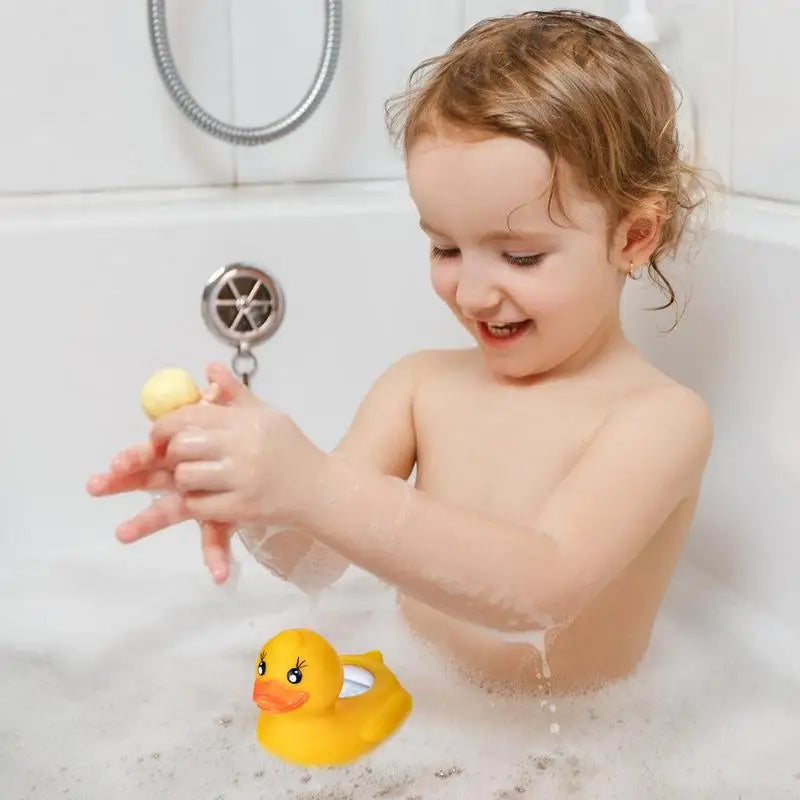 Baby Bath Thermometers Duck Shape Floating Waterproof Bath Temperature Toy Digital Water Temperature Thermometers Fast &