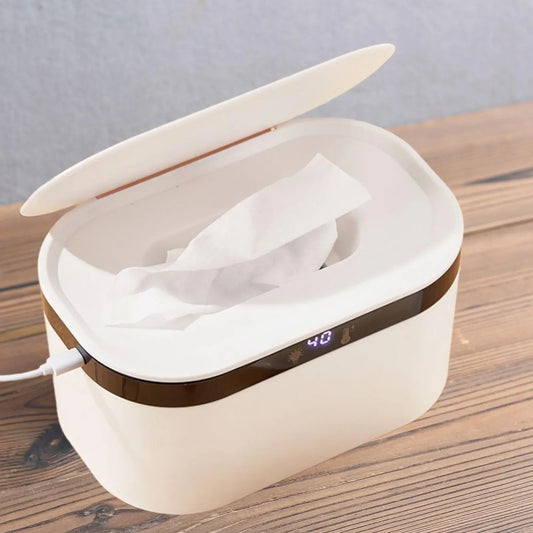 Wipe Warmer Portable Adjustable Large Capacity Surround Heating Diaper Wipe Warmer for Baby Nursery Travel Baby Mom Newborn Baby