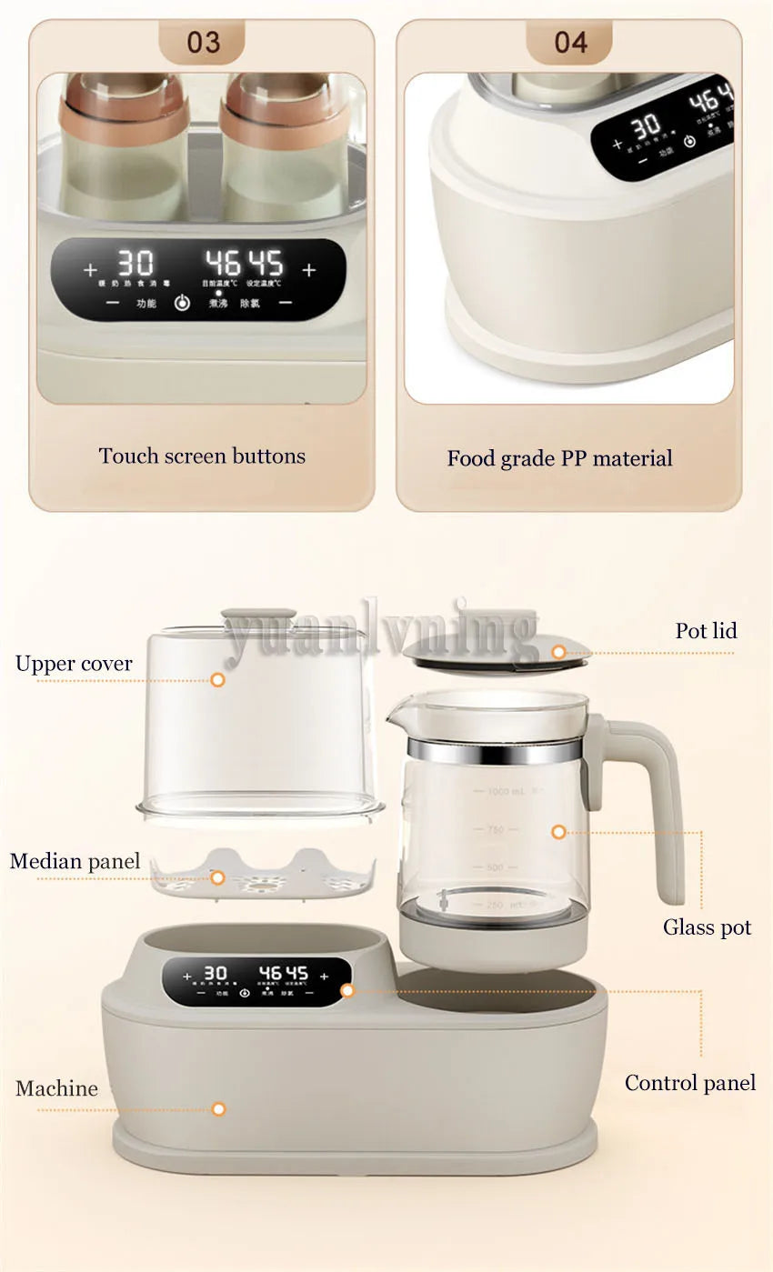 Multi-function Baby Bottle Warmer Milk Warmer With Steam Sterilizer Baby Bottle Steriliser Esterilizador Thermostatic Milk 800W