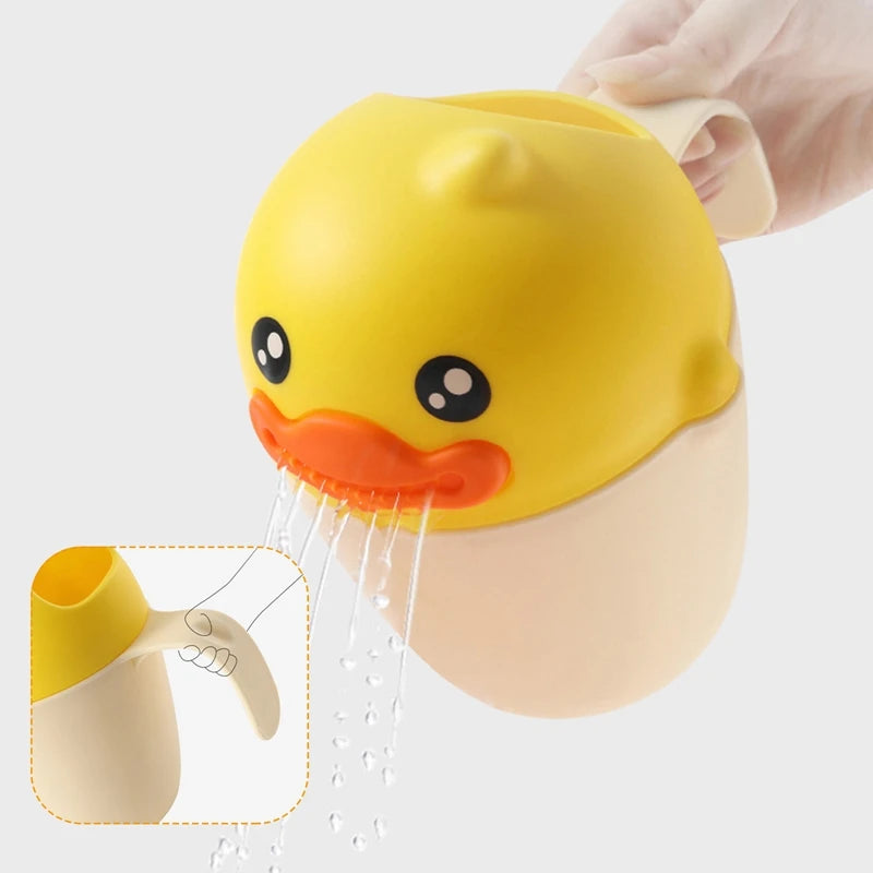 Kids Shampoo Rinse Cup Bath Shower Washing Head Children Bathing Baby Shower Spoons Child Washing Bathroom Accessories