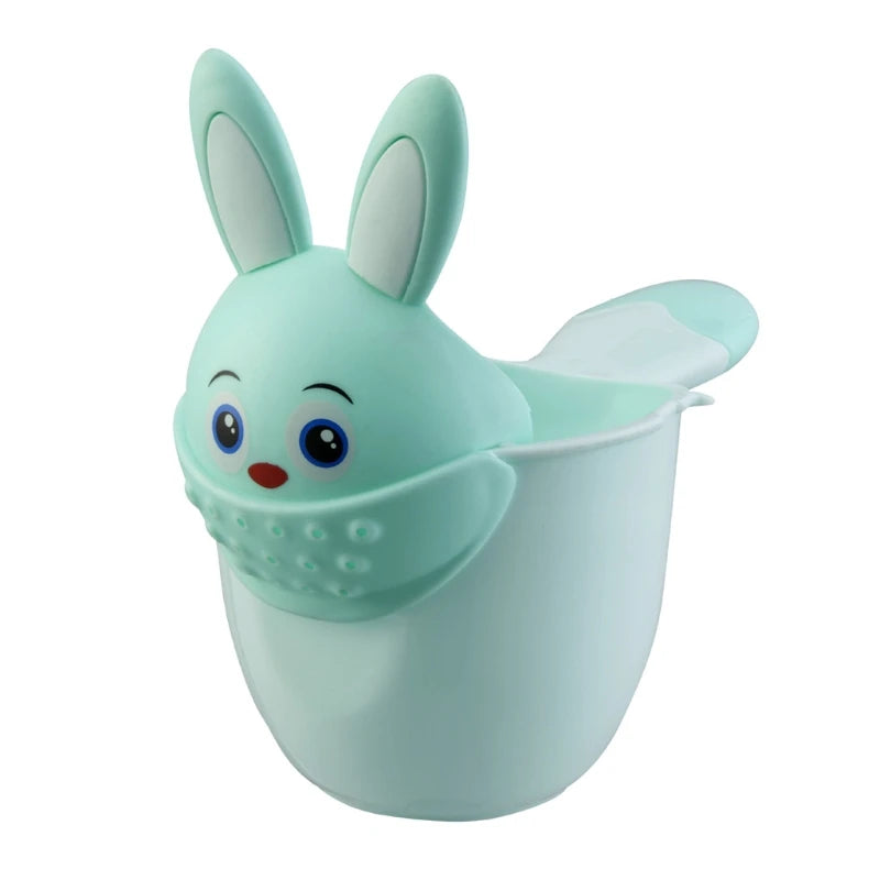 Baby Bath Waterfall Rinser Kids Shampoo Rinse Cup Cartoon Shower Washing for Head Watering Spoon Bathing Cups