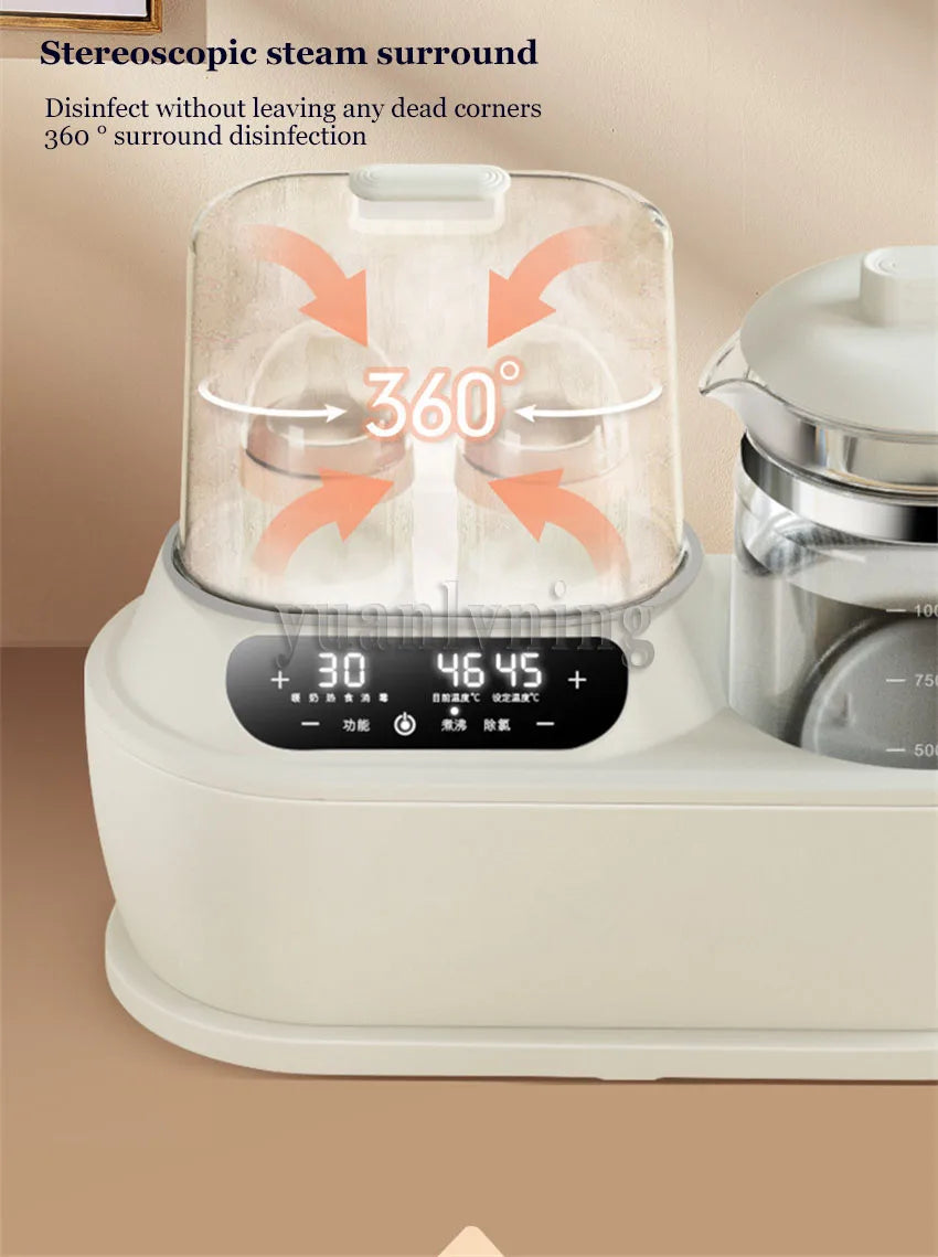 Multi-function Baby Bottle Warmer Milk Warmer With Steam Sterilizer Baby Bottle Steriliser Esterilizador Thermostatic Milk 800W